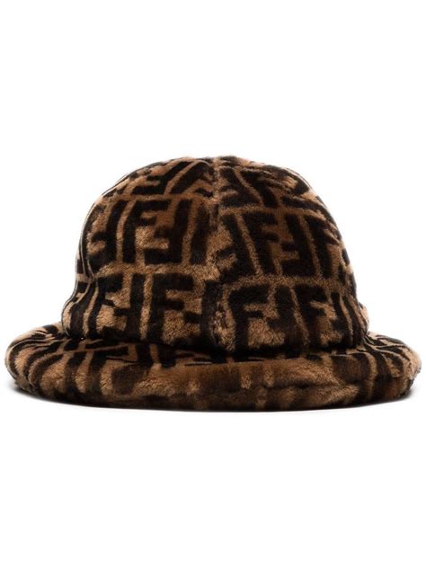 fendi winter hat|fendi fuzzy bucket hat.